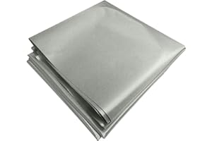 CICONY Tela de blindaje RF, blindaje de radiación RFID, material de bloqueo de señal RF para contadores inteligentes (plata)