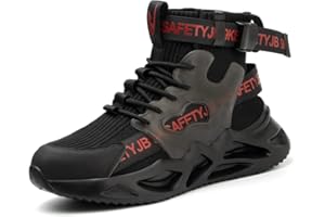 NASOGETCH Trenerzy bezpieczeństwa Mężczyźni Kobiety Stalowy nosek Obuwie robocze Lekkie antypoślizgowe buty Magazynowe buty robocze