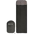 Wet Off Hood Refuge Insulated Microfiber Fill Rectangular Sleeping Bag - Men's & Women's
