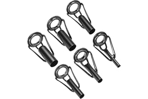 PATIKIL Pêche Canne Astuce Réparation Trousse,Mât Anneau Guide Remplacement pour Eau Salée Eau Douce Pêche