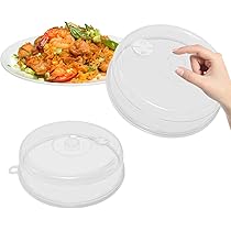 Cloche Micro-Ondes Anti-Éclaboussures - Couvercle En PC Sans BPA - 26 X 11 Cm - Noir - TranRantic