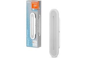 LEDVANCE Smart LED luce da bagno bianca, 1200LM, 3000-6500K, 300mm x 70mm, IP44, Orbis Bath wall light, luce da bagno con tecnologia wifi, dimmerabile, controllabile tramite app e assistente vocale