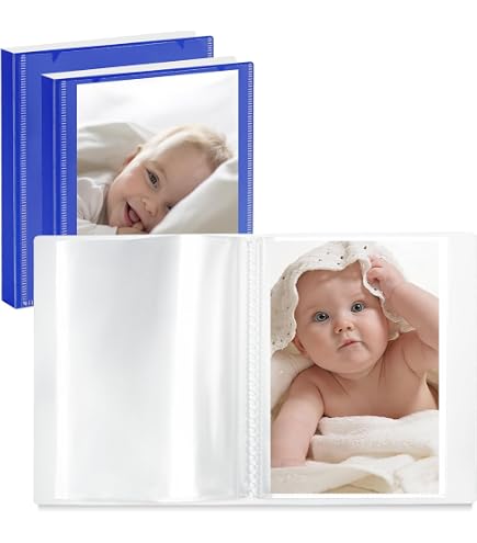 Album fotografico 2 pezzi 10x15 - Album fotografico, capacità per 200 foto, copertina in tela con cordino, ideale | Leroy Merlin