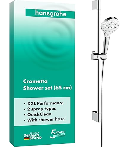 GROHE Handdouche Vitalio Comfort vierkant met 2 straalsoorten 11 x 11 cm chroom kopen