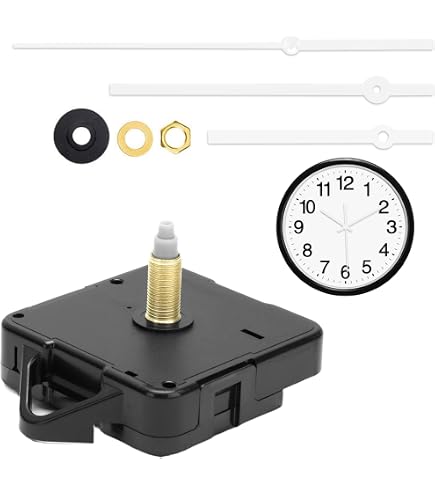 Mécanisme Horloge Murale Quartz Silencieux 20 Mm – Kit DIY Complet Pour Horloge Personnalisée
