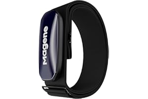 Magene H613 Fascia Toracica con Cardiofrequenzimetro, Bluetooth/ANT+, 17H di Archiviazione Offline, Impermeabile IPX7, Indicatore Multicolore della Zona di Frequenza Cardiaca per Ciclismo Corsa Yoga