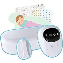 HUWOO Alarma De Enuresis Para Niños Y Niñas, Alarma De Orina Con Volumen, Vibración Y Luz De Flash, Monitor De Humectación De La Cama, Entrenamiento Para Ir Al Baño A Través