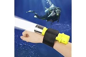 WINDFIRE torcia elettrica subacquea Luce subacquea super brillante 3 modalità IPX8 impermeabile Snorkeling Luce subacquea con batteria ricaricabile e caricabatterie Torcia per immersioni subacquee