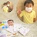 2Pcs Baby Child Print Gauze Cartoon Masks Respirator Protective Soft Lovely Cotton Elastic