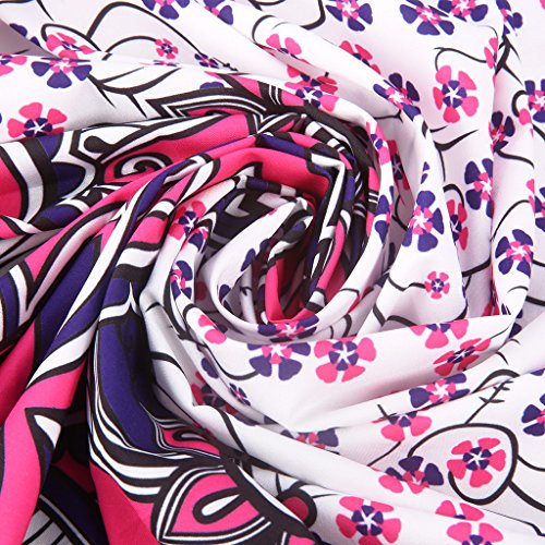 Finether indischer Wandteppich Wandbehang Mandala Elefant Tuch Wandtuch Gobelin Tapestry Goa Indien Hippie-/ Boho Stil als Dekotuch /Tagesdecke indisch orientalisch psychedelic bunt 215 x 150 cm FT-194 - 4