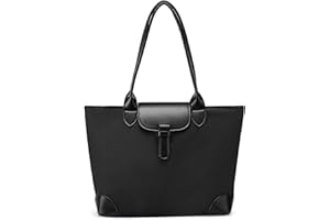 SENDEFN Borsa Donna, Grande Borse Tote con Zip e Tasche, Borse a Mano in Nylon, Borsa a Tracolla Pc per Università e Lavoro