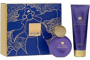Avon Far Away Beyond the Moon For Her Giftset wit Eau De Parfum 50ml and Body Lotion 125ml in a Gift Box, Oriental and Floral Scent Notes, Long Lasting Formula, Cruelty Free