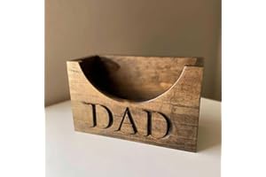 Carroterr Rustic Elegant Wooden Hat Holder Display Stand, Hat Storage Rack for Baseball Caps, Holds Up to 8 Hats, 20*12*9cm