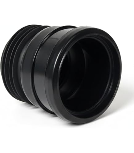 thumbnail image 2 of 2x FloPlast D95 110mm Drainage Universal Waste Adaptor – Rubber Pipe Fitting 32-50mm 2 of 4