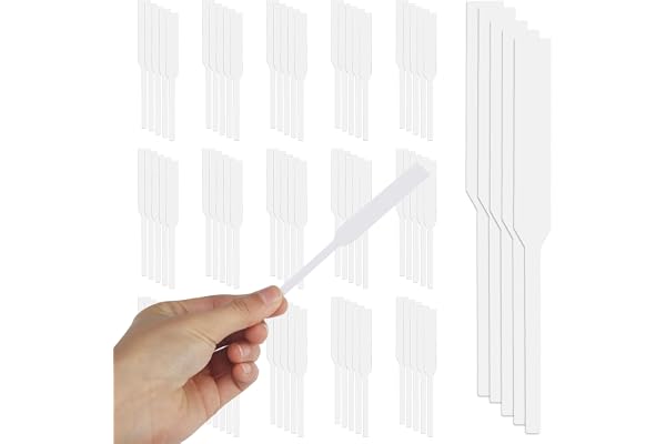 Testpapper parfym testremsor, 400 stycken aromaterapi dofttestare, dofttester papper för tester av doftämnen och eteriska oljor. (Vit, 13 cm)
