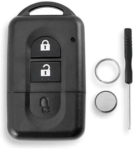 Guscio Portachiavi Ricambio Per NISSAN 2 Pulsanti | Telecomando Keyless PG515C | Custodia Esterna Senza Elettronica