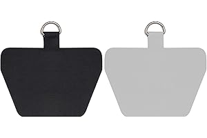 COCASES 2 Stück Ersatz Selbstklebende Einlagen (Schwarz+Grau)