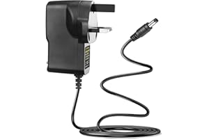 LeTaoXing 12V 1A Power Adapter Supply AC 100-240V to DC 12V 1000mA 12W Universal Driver Transformer 5.5mm x 2.1mm UK Plug for Router CCTV Camera Compatible With 600mA 0.6A 800mA 0.8A