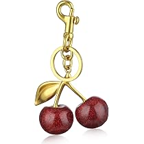 Croissant Schlüsselanhänger Aus Leder – Süßer Taschenanhänger Für Damen Als Geschenk