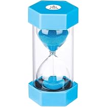 Suomiya Clessidra, timer da 10 minuti, timer di sabbia per bambini, anti caduta, clessidre colorate per Kitao, Büro, casa, aula, cucina, apprendimento dei bambini