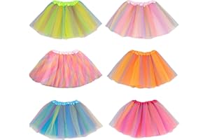kilofly Lot de 6 tutu de ballet pour fille