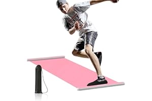 WOYUFEN Slide Board for Working Out, 200x50cm Slide Mat for Exercise, Slide Mat for Home Gym Cardio Workout Equipment to Improve Balance and Coordination, Enhance Stability