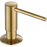 Maizoon Copper Soap Dispenser Press Type for Kitchen Sink Multifunctional Use Durable Easy to Clean Large Capacity with Swive