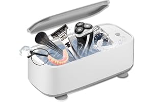 EPHOSHI Ultrasonic Cleaner, 45KHZ Ultrasonic Jewellery Cleaner, Ultrasonic Glasses Cleaner, Ultrasonic Cleaner with Multiple Cleaning Modes,Glasses, Watches, Jewellery