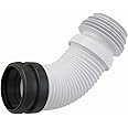 Universal Range Flexi Plastic Flexible WC Toilet Elbow Waste Connector 90/110mm