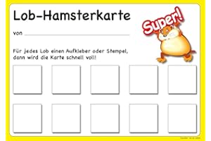 TIME TEX Lob-Hamsterkarte mit 10 Feldern, 25 Stück