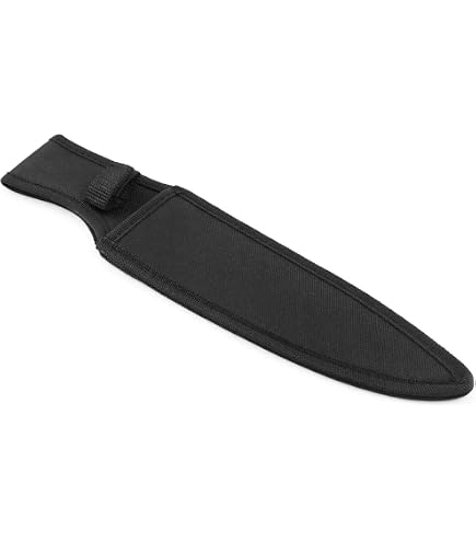 Fodero Da Cintura In Pelle Nera Per Coltello Fisso - Fodero Diritto USA Per Caccia - Foto 2