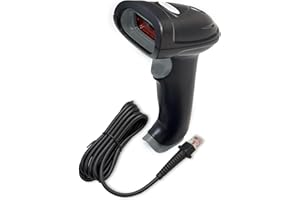 POSSAFE Wired Barcode Scanner with USB Cable | Handheld, High-Speed 1D Laser Code Scanner | Precise Scan Accuracy | Easy to Use, Plug & Play Setup | Ideal for Retail, Warehouse, Restaurant Use