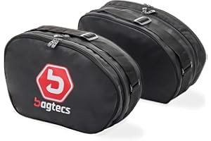 Bagtecs Borse interne valigie laterali compatibile con Honda NC 750 S/X 14-23 HB2