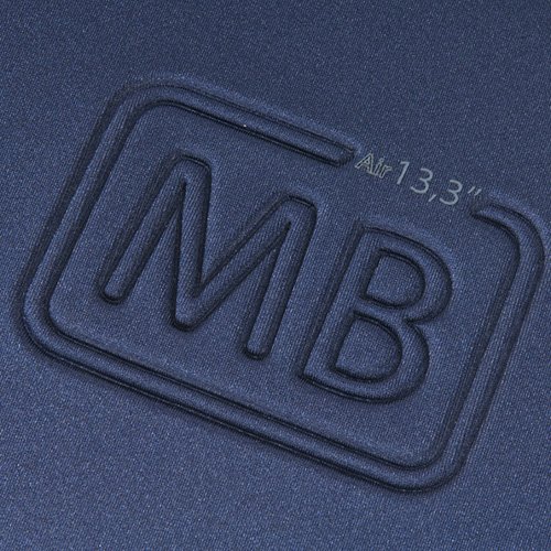 Tucano Elements Second Skin Neopren Hülle (für MacBook Air 13) blau - 5