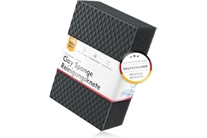 ‎CHEMICALWORKZ chemicalworkz® Clay Sponge Reinigungsschwamm mit Polymerschicht - Clay Bar Ersatz mit extremer Reinigungskraft - Lack Knete Auto, Auto Reinigungsknete, Lackreiniger Knete