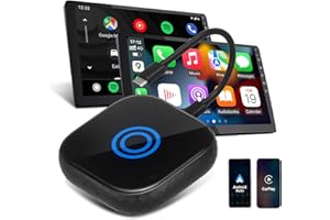 VeloBlast Adattatore Wireless 2-in-1 CarPlay & Android Auto, Passaggio da Cablato a Wireless, Compatibile con Auto dal 2016, Plug-and-Play, Wi-Fi 5GHz, Connessione Automatica, Senza Ritardi