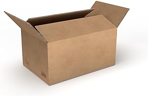 RAKUPACK Versandkarton 25 Stück Faltkarton 300x200x150mm Außenmaß (30x20x15cm) Verpackungskarton bedruckt Warensendung Karton braun Faltschachtel Paket Versandschachtel Kartonage verschiedene Größen