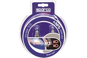 SPARCO SPC SPCB0002 Ampoules pour Phares H3 PK22S Clear 55 W 12 V