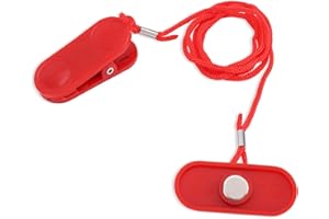 GOSKNOR Ersatz Sicherheitsschlüssel für Laufbandmagnet, 4,8x2cm Magnetischer Sicherheitsschalter Universeller Not Aus Magnet für Laufbänder (Flach Oval)