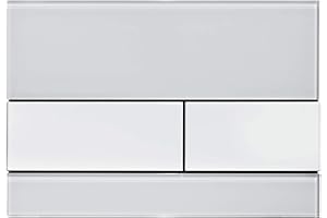 TECE 9240801 Square płytka uruchamiająca, biała/stal szlachetna