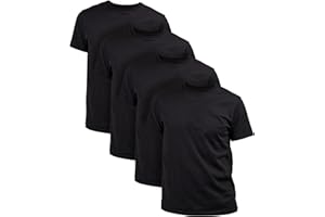 Basic Treasure 4-Pack T-Shirts für Herren 100% Baumwolle, T-Shirt Männer, Tshirt Herren - M, L, XL, 2XL oder 3XL