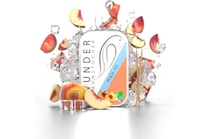 PERFEKTO24 Wunder Cure-dents avec saveur – 100 cure-dents en bois - 9 saveurs uniques - parfaits pour le soin oral et l’haleine fraîche - glace pêche