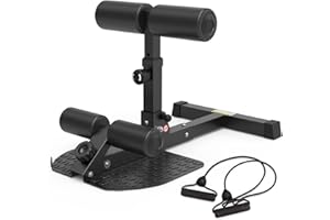 leikefitness Deep Sissy Squat Bench Core Workout Multifunzionale Leg Esercizio Macchina per Casa Palestra