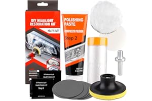 belupai Head light Repair Headlamp Restoration Kit DIY Headlight Brightener Head Lense Clean Suitable For Cars Bikes Motorcycles Car Repair Tool Sets