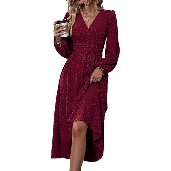 GRACE KARIN damesjurk met lange mouwen en ronde hals, midi-jurk, elegant vintage geribbelde A-lijn elastische gesmockte jurk met riem, zak, Zwart, XL GRACE KARIN damesjurk met lange mouwen en ronde hals, midi-jurk, elegant vintage geribbelde A-lijn elastische gesmockte jurk met riem, zak, Zwart, XL