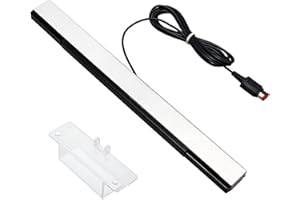 Inajoke Sensorleiste für Wii und Wii U Konsole, Ersatz Infrarot LED Sensor Bar mit 2M Kabel, Hohe Präzision, Einfache Installation, Kompatibel mit Nintendo Wii Remote Controller