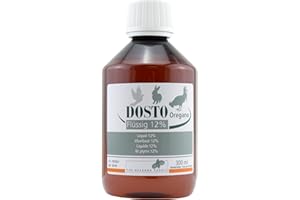 ‎VET SCHROEDER + TOLLISAN VET SCHROEDER + TOLLISAN – Dosto-Oregano Flüssig 12%: Höhere Wirkstoffkonzentrationen & Ätherische Öle für Gesunde Atemwege - Taubensport - Brieftauben – Oregano-Öl – 300 ml
