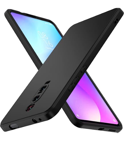 Betterfon Handyhülle Für Xiaomi Redmi 9T – Carbon-Look, Schwarz, Mit Anti-Schock-Schutz, Erhöhten Rändern & Präzisen Aussparungen