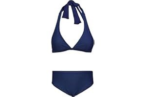 Aquarti Mädchen Bikini Set Bustier Bikinislip Zweiteiliger Badeanzug