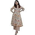 GRECIILOOKS Women's Cotton Blend Kurta Set | Kurta Set | Kurti Set For Women | Festive Kurta Set For Women | Regular Fit Kurta Set For Women
